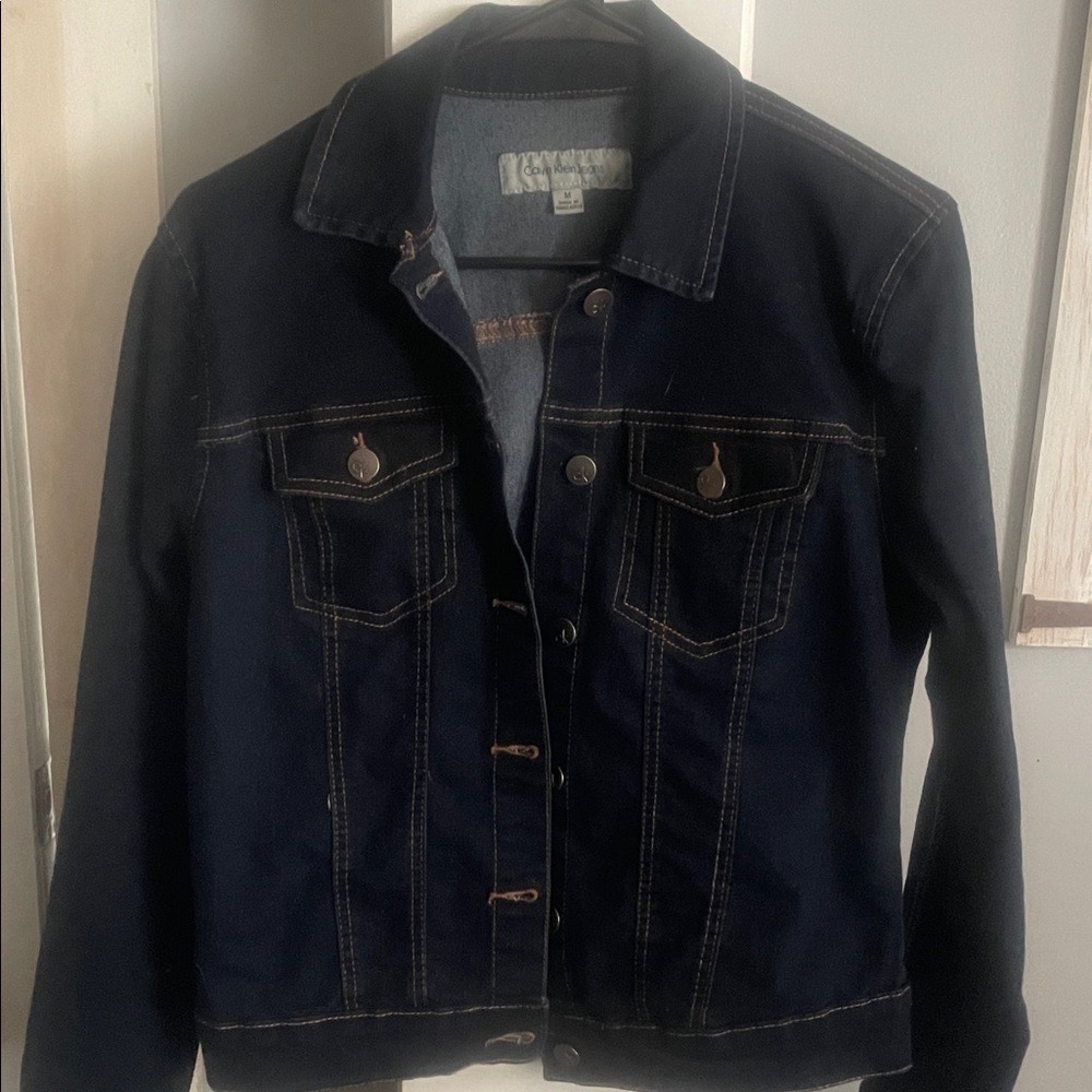 Calvin Klein Jeans Dark Blue Denim Jacket